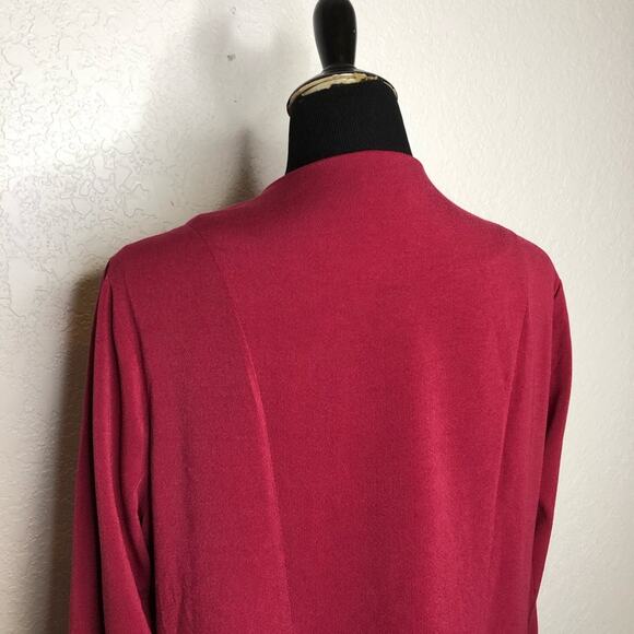 Torrid raspberry pink red open front blazer size 2 or 2X - Picture 10 of 12